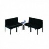 FF Jemini Charcoal Reception Chair