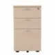 FF Jemini Maple 3 Drawer Under-Desk Ped