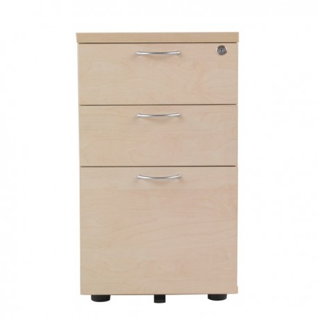 FF Jemini Maple 3 Drawer Under-Desk Ped
