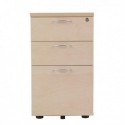FF Jemini Maple 3 Drawer Under-Desk Ped