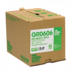 Green Sack Swing White Bin Liner Dispsr