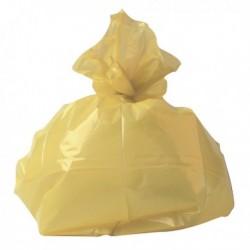 2Work Refuse Sack CHSA 10KG Yllw Pk200