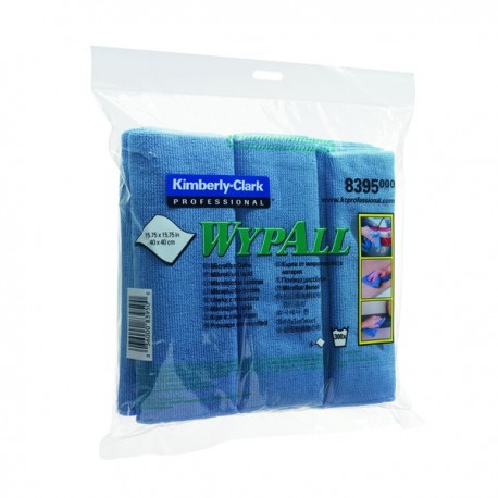 Wypall Microfibre Cloth Blue Pk6 8395