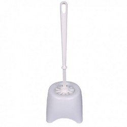 2Work White Toilet Brush and Holder
