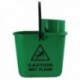 2Work Plastic Grn Mop Bucket Wringer15L