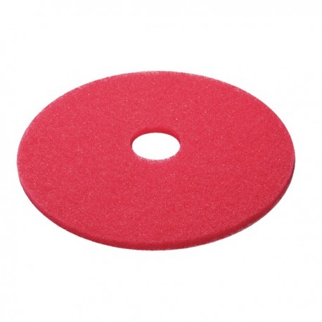 3M Red Floor Pads 15in 380mm Pk5