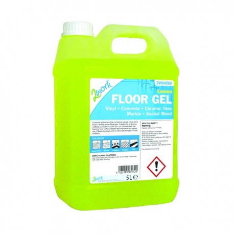 2Work Lemon Floor Gel 5 Litre