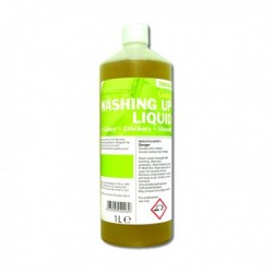 2Work Washing Up Liquid Lemon 1Ltr