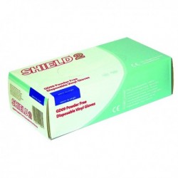 Shield PF Large Clear Vinyl Gloves Pk100