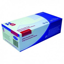 Handsafe P/Free Lge Vinyl Gloves Pk100