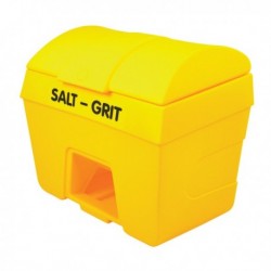 Yellow Salt/Grit Bin/Hopper Feed 400 Ltr
