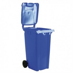 Blue 2 Wheel Refuse Container 120Ltr