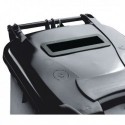 Grey Confidential Wheelie Bin 120Ltr