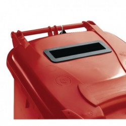Confidential Waste Wheelie Bin 120Lt Red