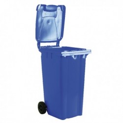 Blue 2 Wheel Refuse Container 140Ltr