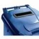 Blue Confidential Wheelie Bin 240 Ltr
