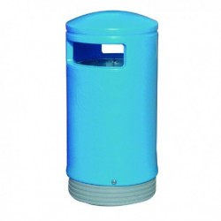 Blue Outdoor Hooded Top 75Ltr Bin