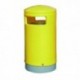Yellow Outdoor Hooded Top 75Ltr Bin