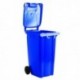 Blue 2 Wheel Refuse Container 360 Ltr