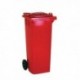Red 2 Wheel Refuse Container 360 Ltr