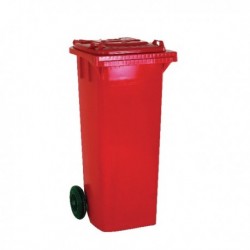 Red 2 Wheel Refuse Container 360 Ltr