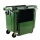 Green Wheeled Bin 770Ltr Drop Down Front