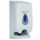 2Work Twin Toilet Roll Dispenser White