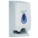 2Work Twin Toilet Roll Dispenser White