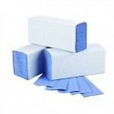 2Work M Fold Hand Towel 1Ply Blue Pk3000
