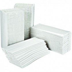 2Work White 2 Ply C Fold Hand Towels