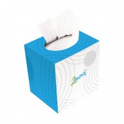 2Workl Tissue Cube Cream Box KMAX10010