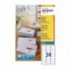 Avery J8159-100 QuickDRY Inkj Labl P2400