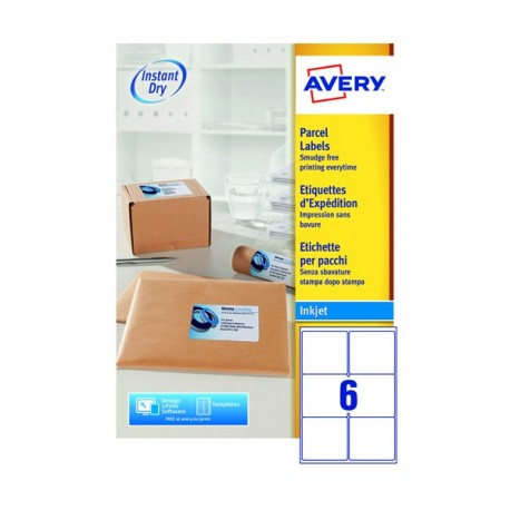 Avery J8166-100 QuickDRY Inkj Label P600