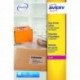 Avery L7567-25 Laser Labels Clear Pk25