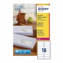 Avery LR7162-100 Laser Addr Label P1600