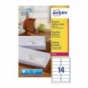 Avery LR7163-100 Laser Addr Label P1400