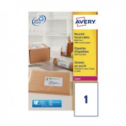 Avery LR7167-100 Laser Parcel Label P100