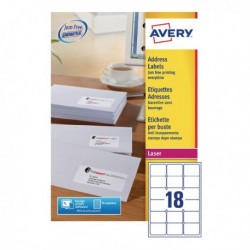 Avery L7161-100 Laser Labels White P1800