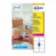 Avery L7165-100 BlockOut Labels Wht P800