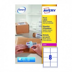 Avery L7165-100 BlockOut Labels Wht P800