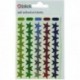 Blick Labels Metal Star 14mm Asstd Pk1800