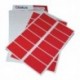 Blick Colour Label 25x50mm Red Pk320