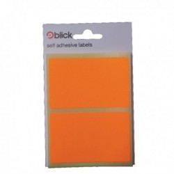 Blick Flourescent Labels 50x80mm Orge P160