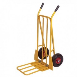 Yellow Sack Truck with Folding Footplate