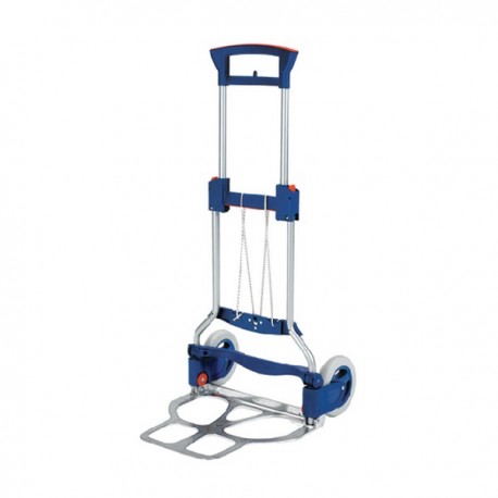 Silver/Blue Folding Hand Truck 125kg