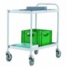 General Purpose 2 Shelf Grey Trolley
