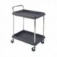 Deep Ledge Black Trolley 2-Tier 322447