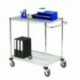 VFM Chrome Mobile 2 Tier Trolley