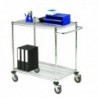 VFM Chrome Mobile 2 Tier Trolley
