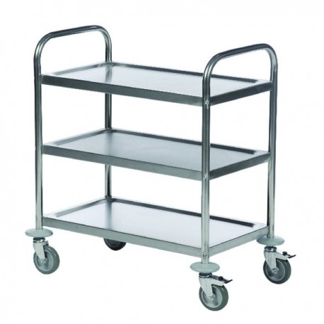 Economy Stainless 3-Shelf Trolley 375609